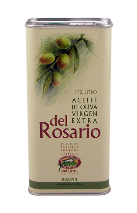 Huile d'olive Vierge Extra Variété Picual (+/- 0,5º), A.O.C. Baena - Del Rosario (0,5 l.) Huile d'olive Vierge Extra Variété Picual (+/- 0,5º), A.O.C. Baena - Del Rosario (0,5 l.)