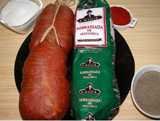 Soubressade (sobrasada) de Mallorca (800 g environ)