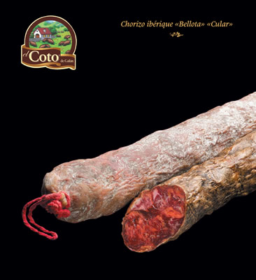 Chorizo Ibérique "Bellota cular" - El Coto de Galán Chorizo Ibérique "Bellota cular" - El Coto de Galán