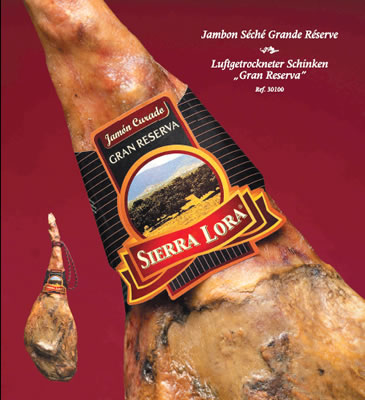 Jambon "Curado Gran Reserva" (Serrano) - Sierra Lora Jambon "Curado Gran Reserva" (Serrano) - Sierra Lora